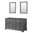 Tamara 60 Inch Double Bathroom Vanity in Dark Gray - 2