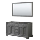 Tamara 60 Inch Double Bathroom Vanity in Dark Gray - 4