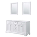 Tamara 60 Inch Double Bathroom Vanity in White - 2