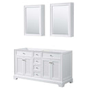 Tamara 60 Inch Double Bathroom Vanity in White - 6