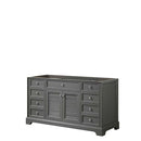 Tamara 60 Inch Single Bathroom Vanity in Dark Gray