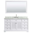 Tamara 60 Inch Single Bathroom Vanity in White - 9