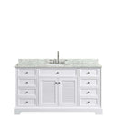 Tamara 60 Inch Single Bathroom Vanity in White - 6