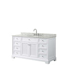 Tamara 60 Inch Single Bathroom Vanity in White - 4