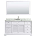 Tamara 60 Inch Single Bathroom Vanity in White - 16