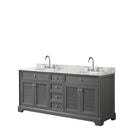Tamara 72 Inch Double Bathroom Vanity in Dark Gray - 8