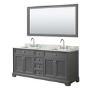 Tamara 72 Inch Double Bathroom Vanity in Dark Gray - 31