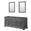 Tamara 72 Inch Double Bathroom Vanity in Dark Gray - 2