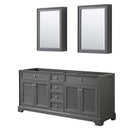 Tamara 72 Inch Double Bathroom Vanity in Dark Gray - 6