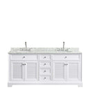 Tamara 72 Inch Double Bathroom Vanity in White - 10