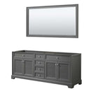Tamara 80 Inch Double Bathroom Vanity in Dark Gray - 4