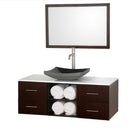 Abba 48 Inch Single Bathroom Vanity in Espresso