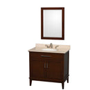 Hatton 36 Inch Single Bathroom Vanity in Dark Chestnut - 6