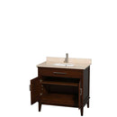 Hatton 36 Inch Single Bathroom Vanity in Dark Chestnut - 11