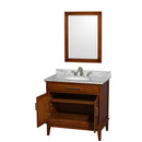 Hatton 36 Inch Single Bathroom Vanity in Light Chestnut - 19