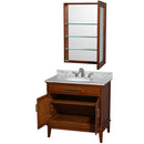 Hatton 36 Inch Single Bathroom Vanity in Light Chestnut - 21