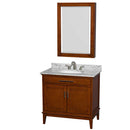 Hatton 36 Inch Single Bathroom Vanity in Light Chestnut - 20