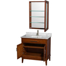 Hatton 36 Inch Single Bathroom Vanity in Light Chestnut - 27