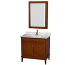 Hatton 36 Inch Single Bathroom Vanity in Light Chestnut - 26