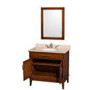 Hatton 36 Inch Single Bathroom Vanity in Light Chestnut - 7
