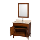 Hatton 36 Inch Single Bathroom Vanity in Light Chestnut - 13