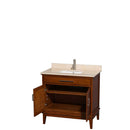 Hatton 36 Inch Single Bathroom Vanity in Light Chestnut - 11