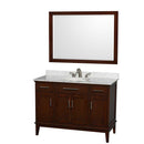 Hatton 48 Inch Single Bathroom Vanity in Dark Chestnut - 25