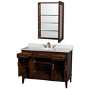 Hatton 48 Inch Single Bathroom Vanity in Dark Chestnut - 28