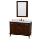 Hatton 48 Inch Single Bathroom Vanity in Dark Chestnut - 27