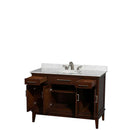 Hatton 48 Inch Single Bathroom Vanity in Dark Chestnut - 22