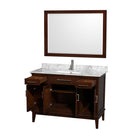 Hatton 48 Inch Single Bathroom Vanity in Dark Chestnut - 34