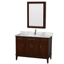 Hatton 48 Inch Single Bathroom Vanity in Dark Chestnut - 35