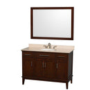 Hatton 48 Inch Single Bathroom Vanity in Dark Chestnut - 9