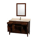 Hatton 48 Inch Single Bathroom Vanity in Dark Chestnut - 16