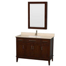 Hatton 48 Inch Single Bathroom Vanity in Dark Chestnut - 19