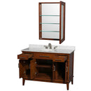 Hatton 48 Inch Single Bathroom Vanity in Light Chestnut - 28