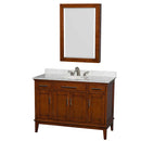 Hatton 48 Inch Single Bathroom Vanity in Light Chestnut - 27