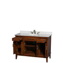 Hatton 48 Inch Single Bathroom Vanity in Light Chestnut - 22