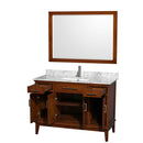 Hatton 48 Inch Single Bathroom Vanity in Light Chestnut - 34