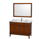 Hatton 48 Inch Single Bathroom Vanity in Light Chestnut - 33