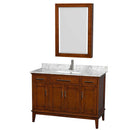 Hatton 48 Inch Single Bathroom Vanity in Light Chestnut - 35