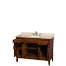 Hatton 48 Inch Single Bathroom Vanity in Light Chestnut - 6