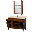 Hatton 48 Inch Single Bathroom Vanity in Light Chestnut - 20
