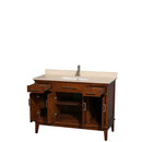 Hatton 48 Inch Single Bathroom Vanity in Light Chestnut - 14