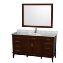Hatton 60 Inch Single Bathroom Vanity in Dark Chestnut - 23