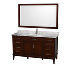 Hatton 60 Inch Single Bathroom Vanity in Dark Chestnut - 25