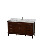 Hatton 60 Inch Single Bathroom Vanity in Dark Chestnut - 21