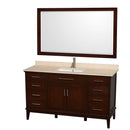 Hatton 60 Inch Single Bathroom Vanity in Dark Chestnut - 9
