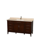 Hatton 60 Inch Single Bathroom Vanity in Dark Chestnut - 5