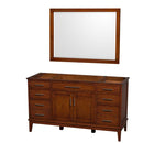 Hatton 60 Inch Single Bathroom Vanity in Light Chestnut - 2